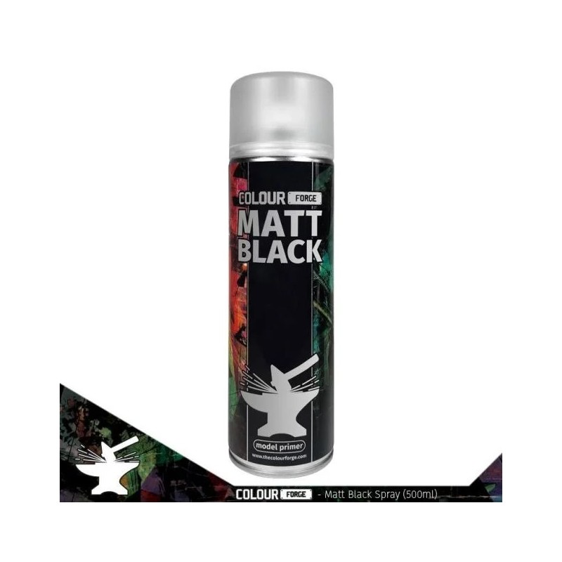 Colour Forge Matt Black Primer 500ml