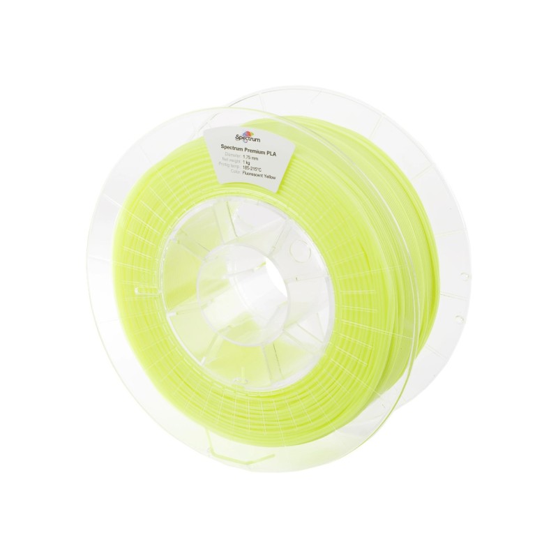 Spectrum Premium PLA 1.75mm FLUORESCENT YELLOW 1kg Filament