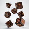 Halloween Pumpkin Black & orange Dice Set