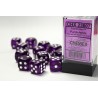 Lustrous® 12mm d6 Purple/gold Dice Block™ (36 dice)