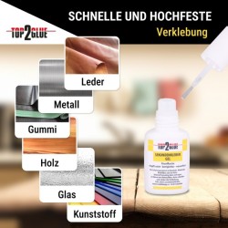 Sekundenkleber GEL 10 g in der praktischen Pinselflasche