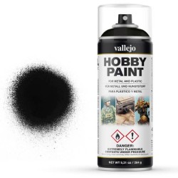 Vallejo Primer Spray Schwarz / Black 28012