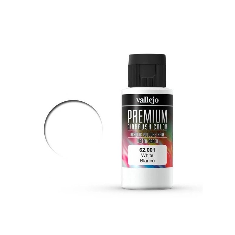Vallejo Premium Airbrush Color Wite Blanco