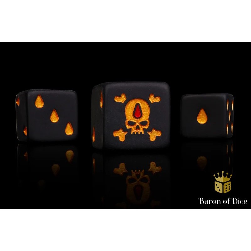 Death's Curse Dice 25 Stk / square corner