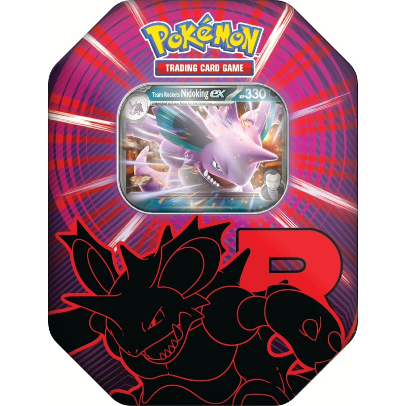 Vorbestellung: PKM Tin 124 Team Rockets Nidoking MBE3