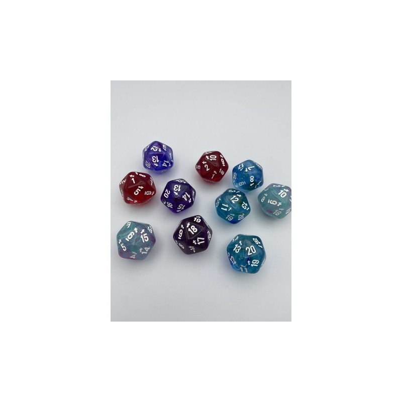 Zählwürfel D20 Countdown up/down Dice W20