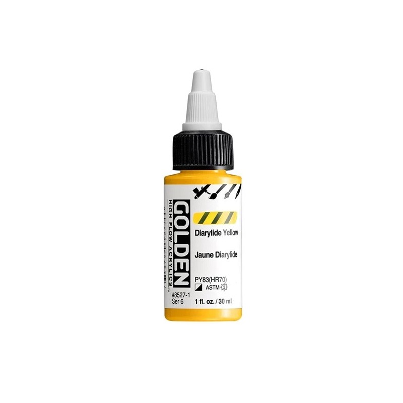 High Flow Acrylfarbe Diarylidgelb / Diarylide Yellow 30 ml