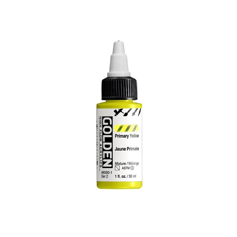 High Flow Acrylfarbe Primargelb / Primary Yellow30 ml