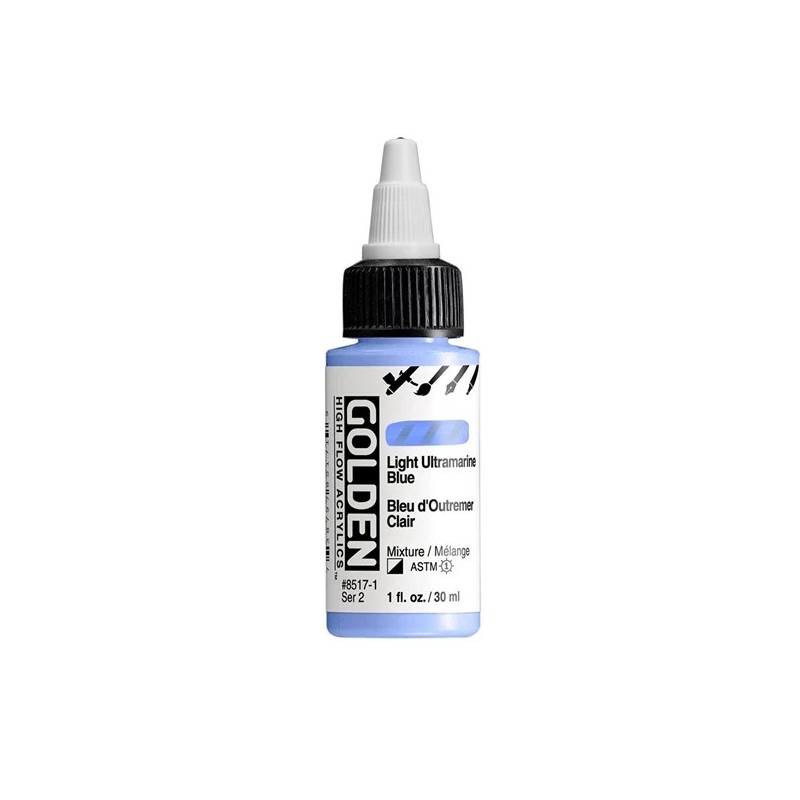 High Flow Acrylfarbe Ultramarinblau / Light Ultramarine BlueHell 30 ml