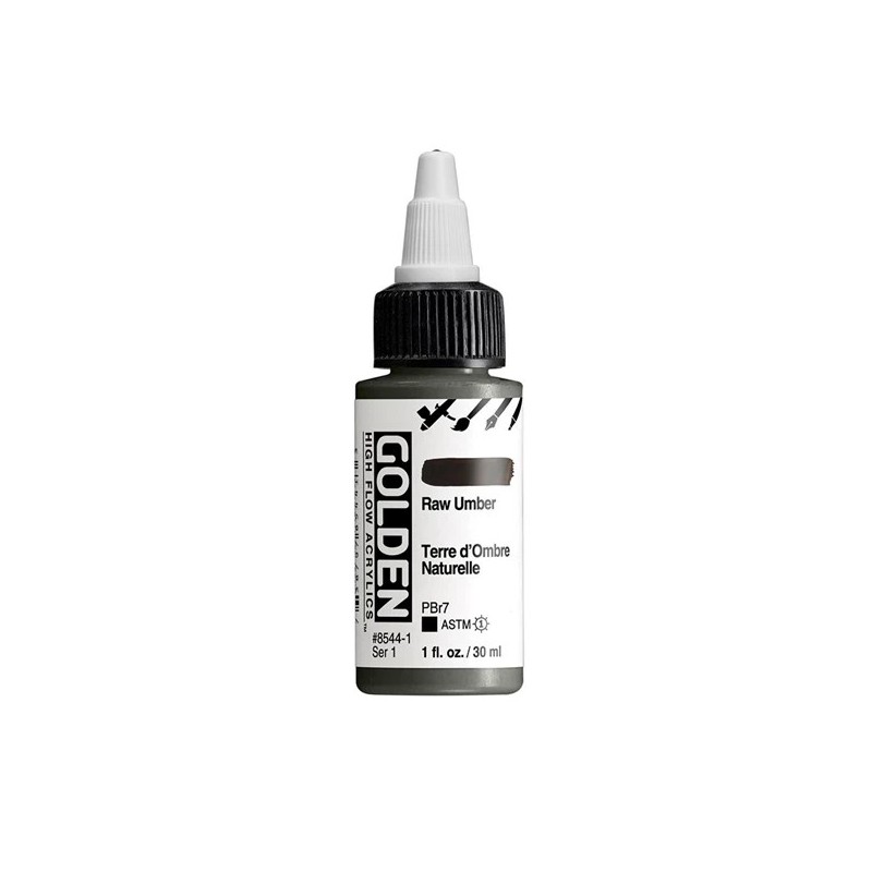 High Flow Acrylfarbe Umbra Natur / Raw Umber 1 Fl. Oz./30 ml