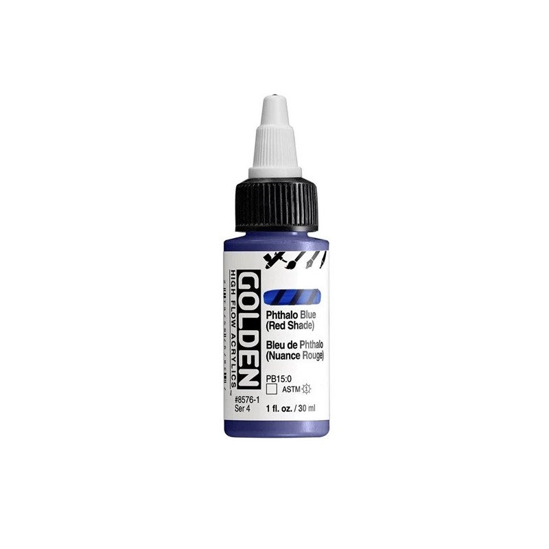 High Flow Acrylfarbe Phthaloblau Rotton / Phthalo Blue (red shade) 30 ml