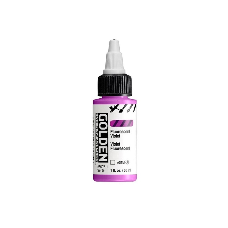 High Flow Acrylfarbe Fluoreszierend Violett / Flourescent Violet 30 ml