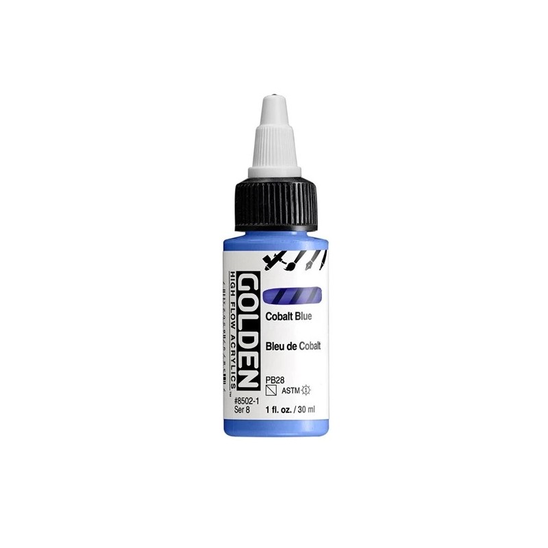 High Flow Acrylfarbe Cobald Blue 30 ml