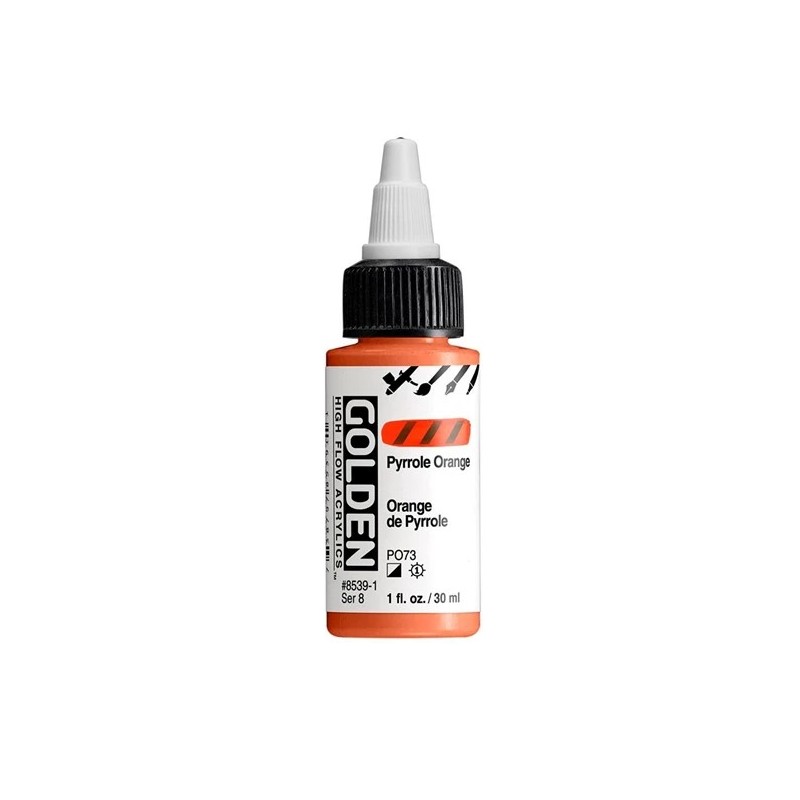 High Flow Acrylfarbe Pyrrolorange 30 ml