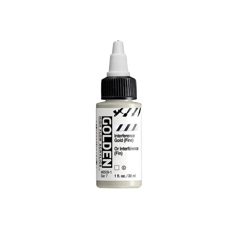 High Flow Acrylfarbe Inference Gold (Fine) / Interferenz Gold (Fein) 30 ml