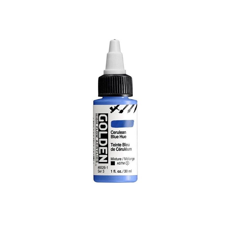 High Flow Acrylfarbe Cerulean Blue Hue / Colinblau 30 ml