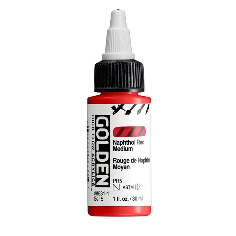 High Flow Acrylfarbe Naphthol Red Medium 30 ml