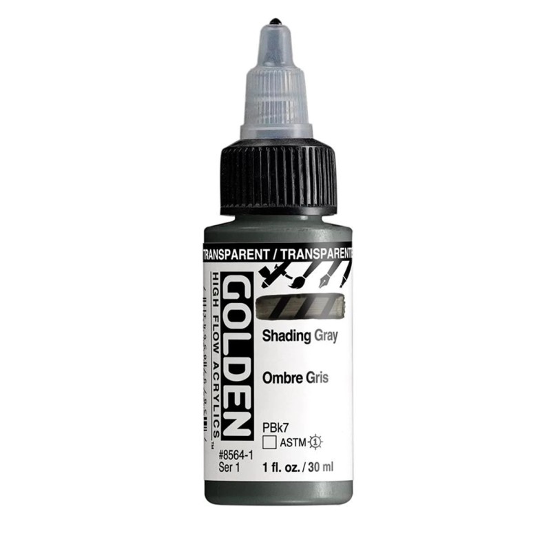 High Flow Acrylfarbe Shading grey / Transparentes Grau 30 ml