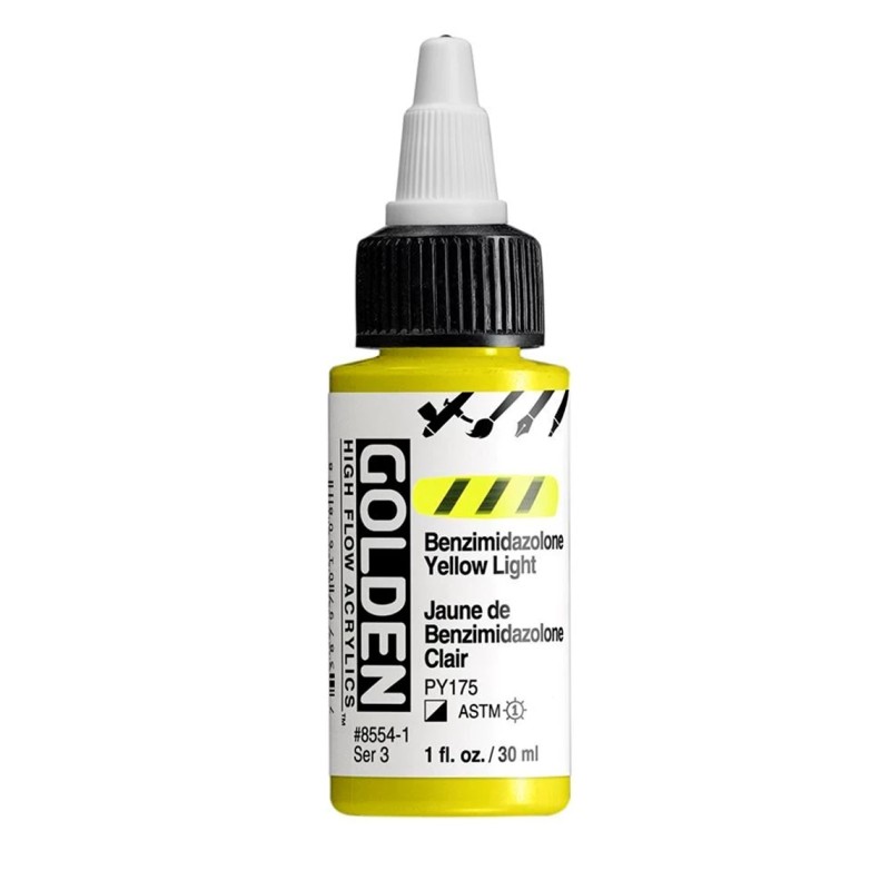 High Flow Acrylfarbe Benzimidazolone Gelb / Yellow Hell 30 ml