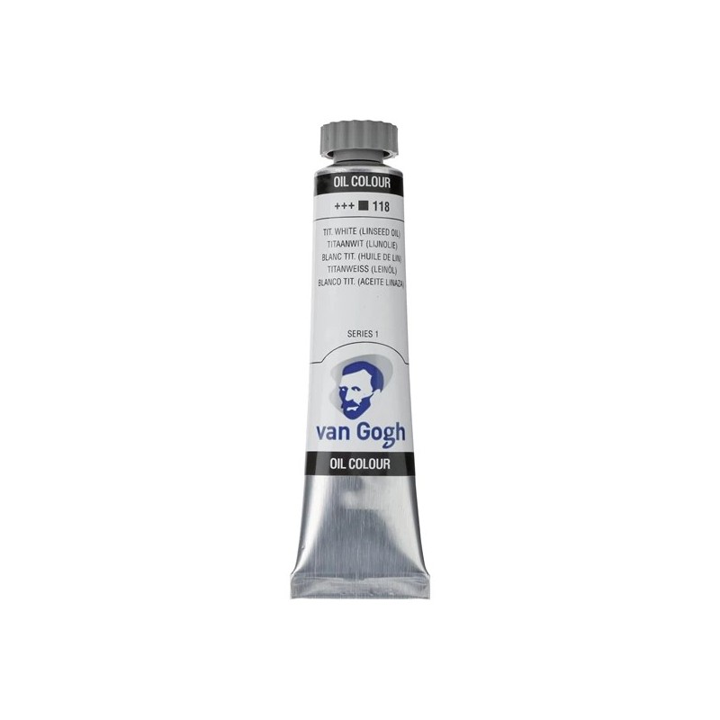 Van Gogh Ölfarbe Tube 20 ml Titanweiß (Leinöl)