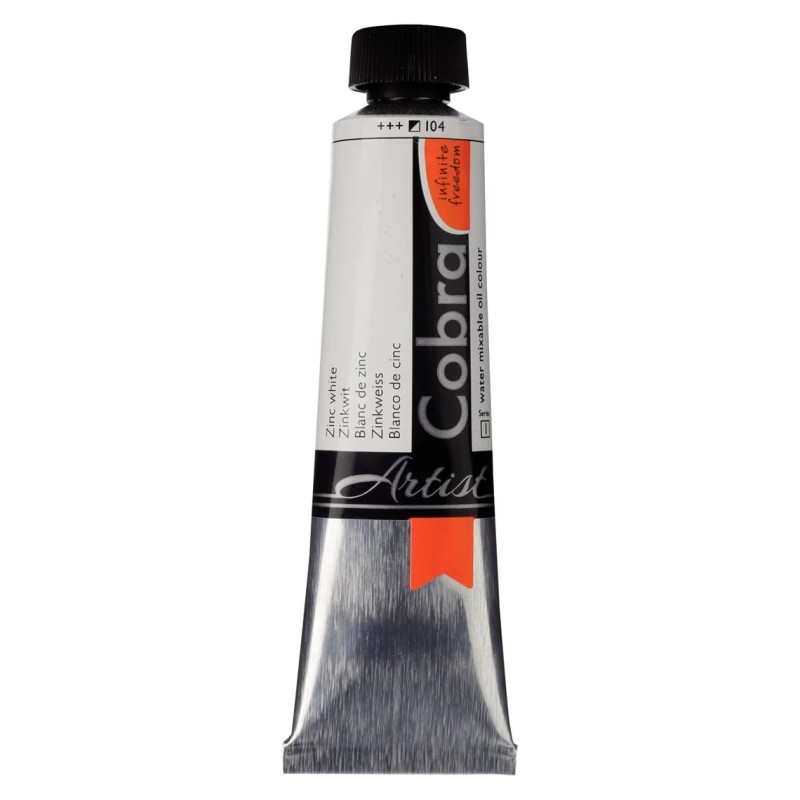 Cobta Artist wasserlösliche Ölfarbe Tube 60 ml Zinkweiß (Safloröl)