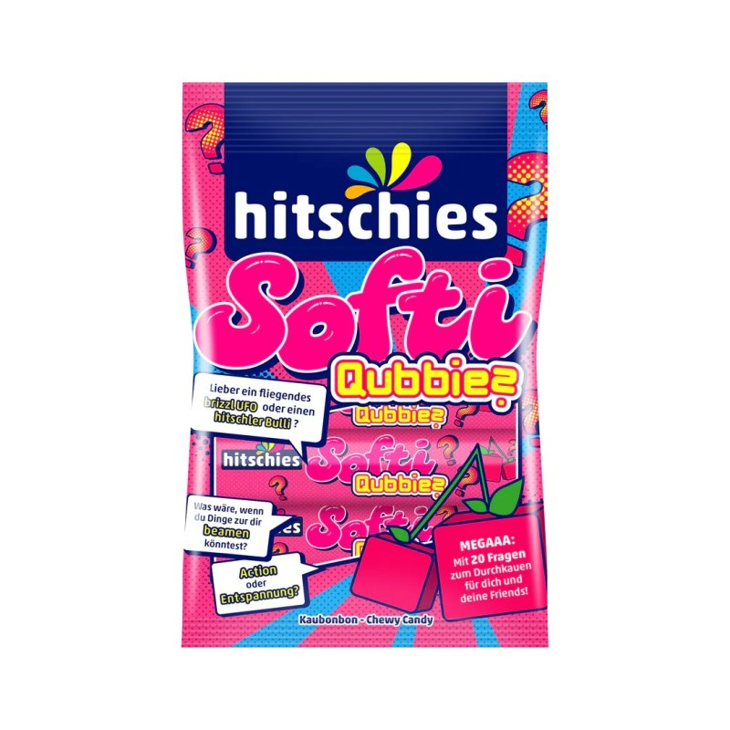 hitschies Softi Qubbies Kirsche 80 g / 4 Stangen