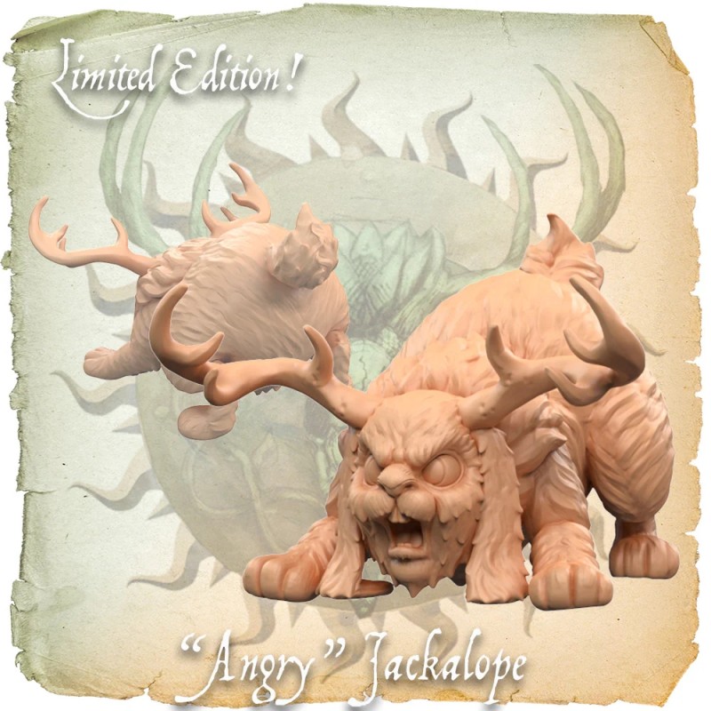 "Angry Jackalope" Limited Edition