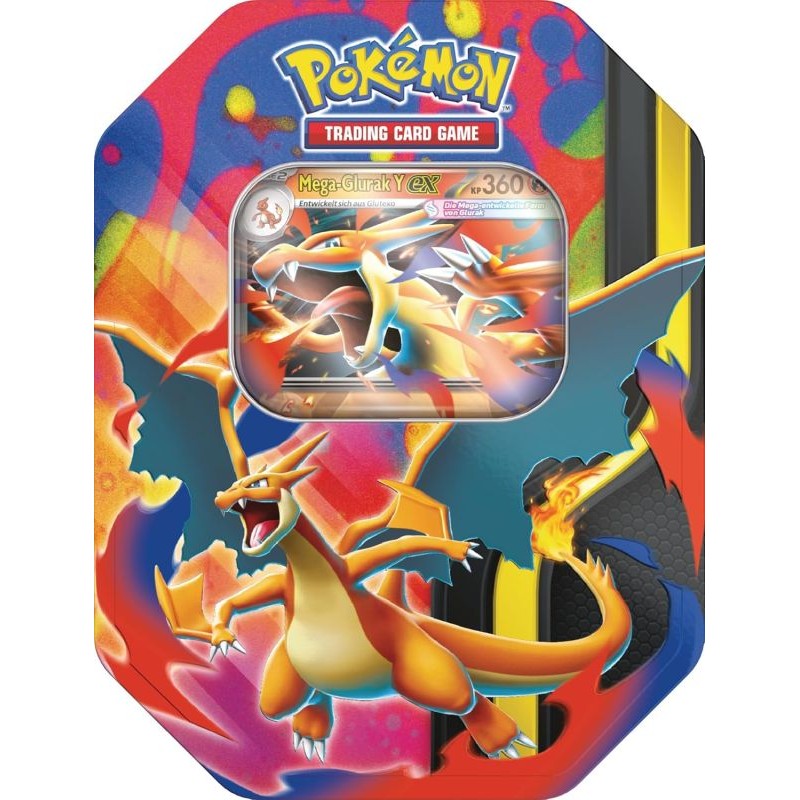Pokémon Mega Glurak Y ex Tin-Box (DE)