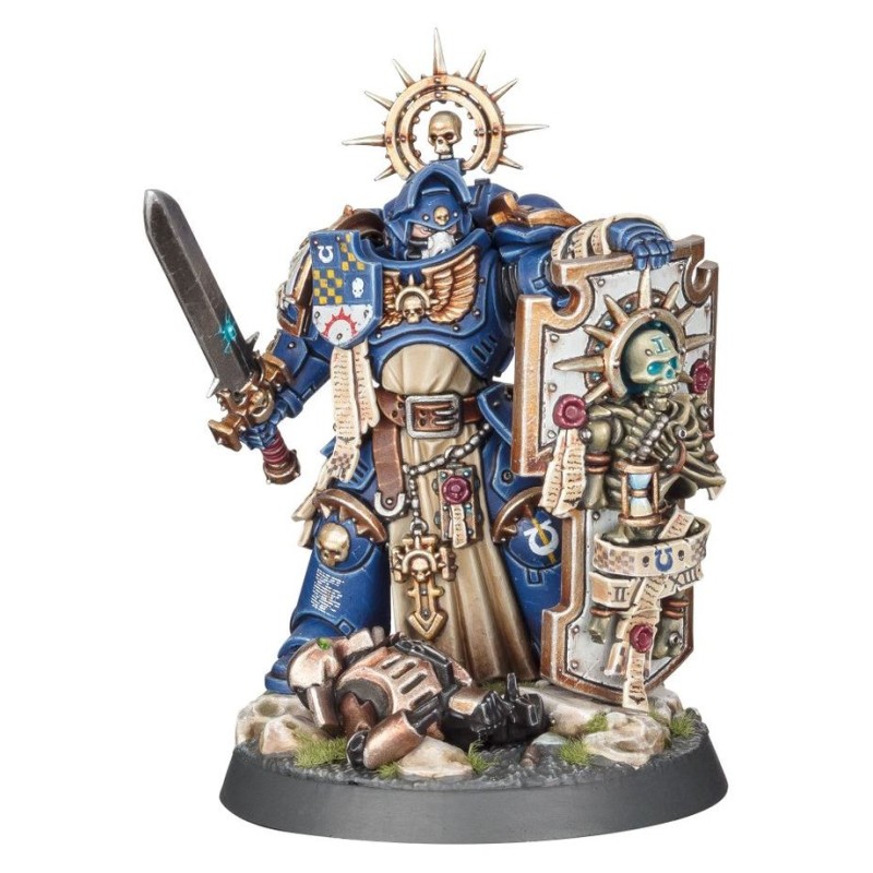 Mail Order Space Marines Captain mit Ehrenschild