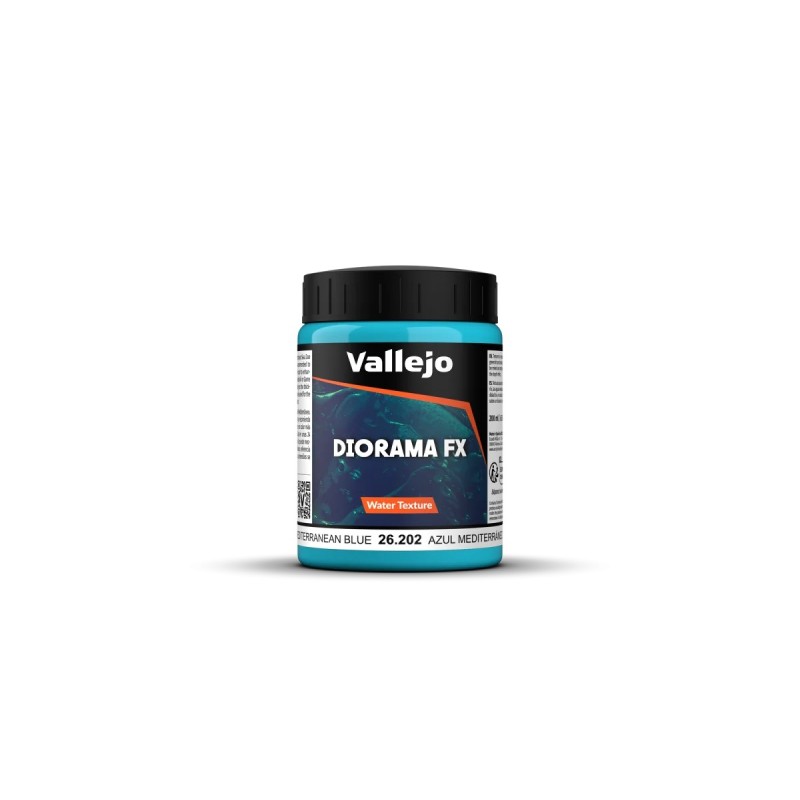 Vallejo Mediterranean Blue - Water Textures 200 ml