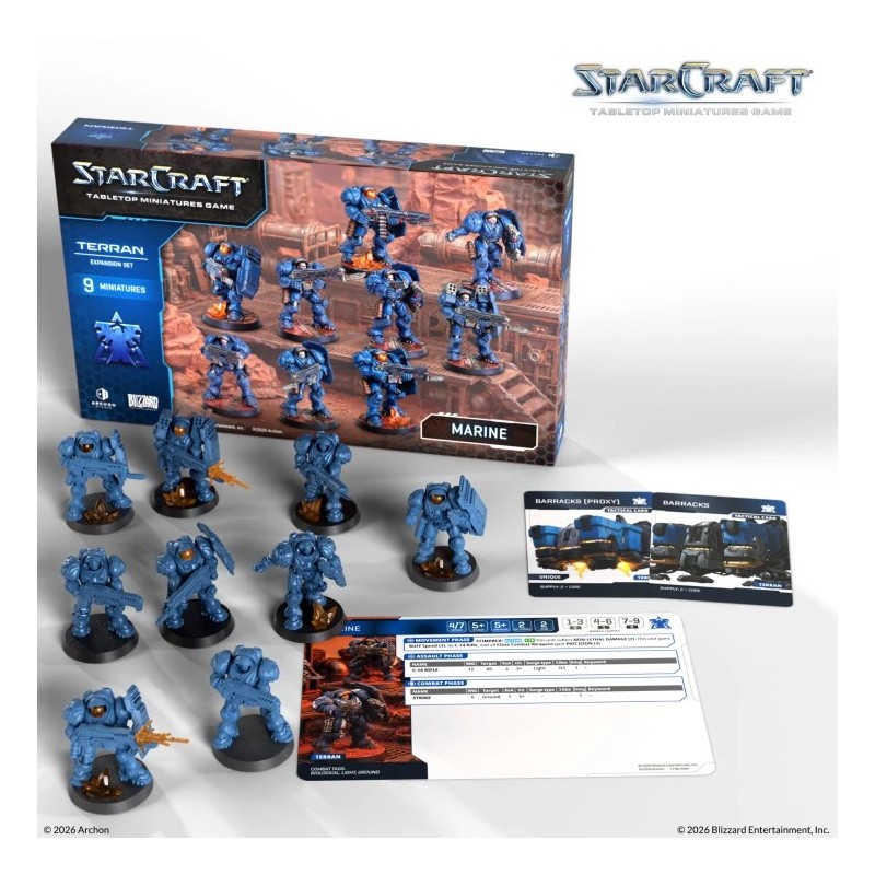 Vorbestellung: STARCRAFT TMG MARINE - TERRAN - EXPANSION SET