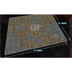 Alien Catacombs Gaming Mat 2x2