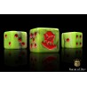 Orc Dice - Red / Square corner 25