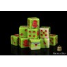Orc Dice - Red / Square corner 25