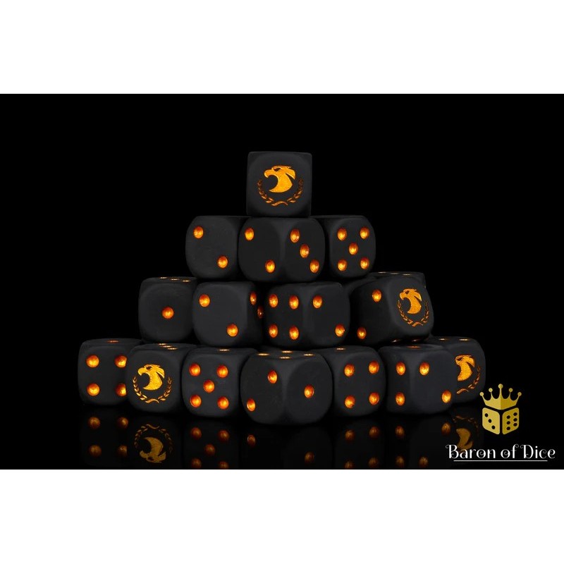 Golden Eagle Dice / round corner 25
