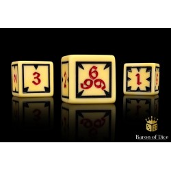 Scanner's 666 - Trench Crusade Compatible Dice Set / square corner 25