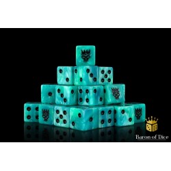 Royal Ghost Dice / square corner 25