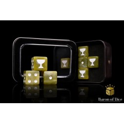 Cult of the Black Grail - Official Trench Crusade Dice Set / square corner 8