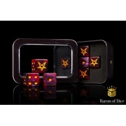 Heretic Legion - Official Trench Crusade Dice Set / square corner 8