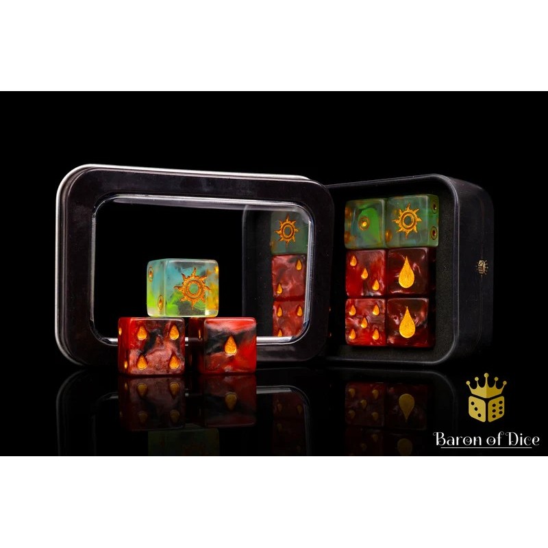 Blood & Blessings | Official Trench Crusade Dice Set / square corner 12
