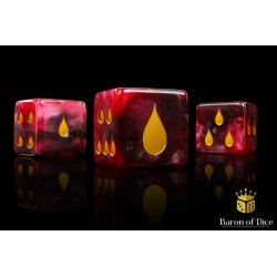 Blood & Blessings | Official Trench Crusade Dice Set / square corner 12