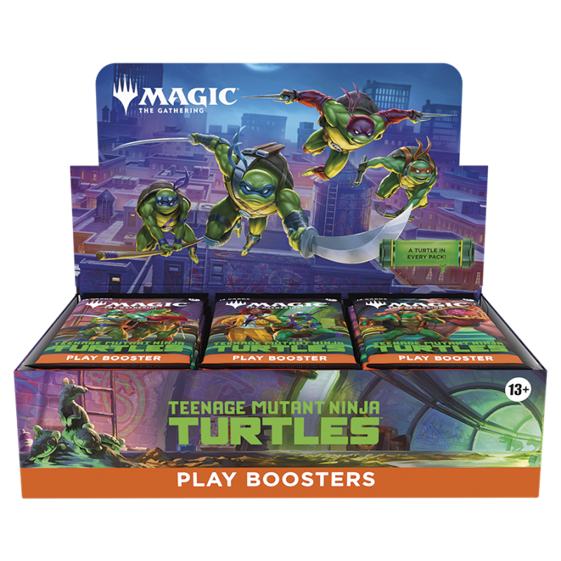 Teenage Mutant Ninja Turtles Play Booster Display - Deutsch