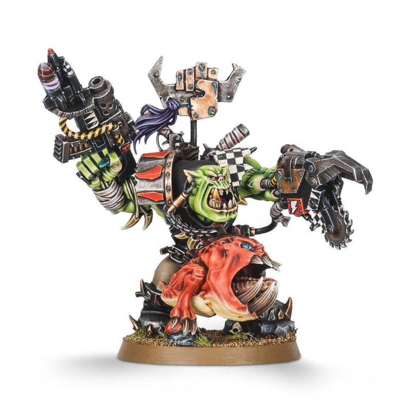 Mailorder Ork Warboss with Attack Squig