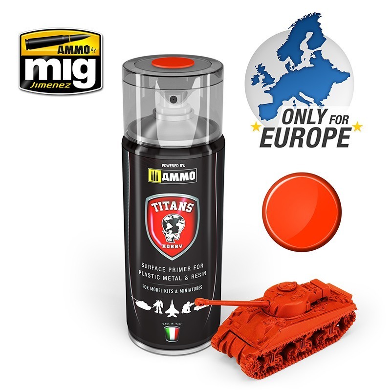TITANS HOBBY: Royal Red MATT PRIMER Spray