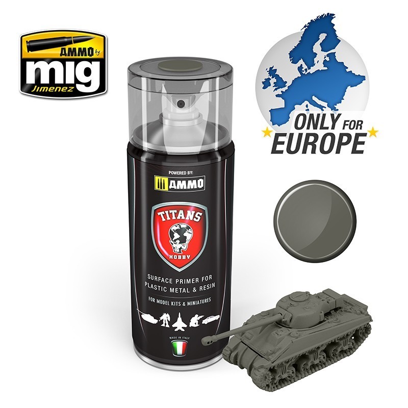 TITANS HOBBY: German Field Grey MATT PRIMER Spray